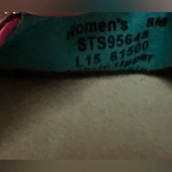 Sperry Katama Cape - Blue Seaweed Print Size 8 - Picture 6 of 8